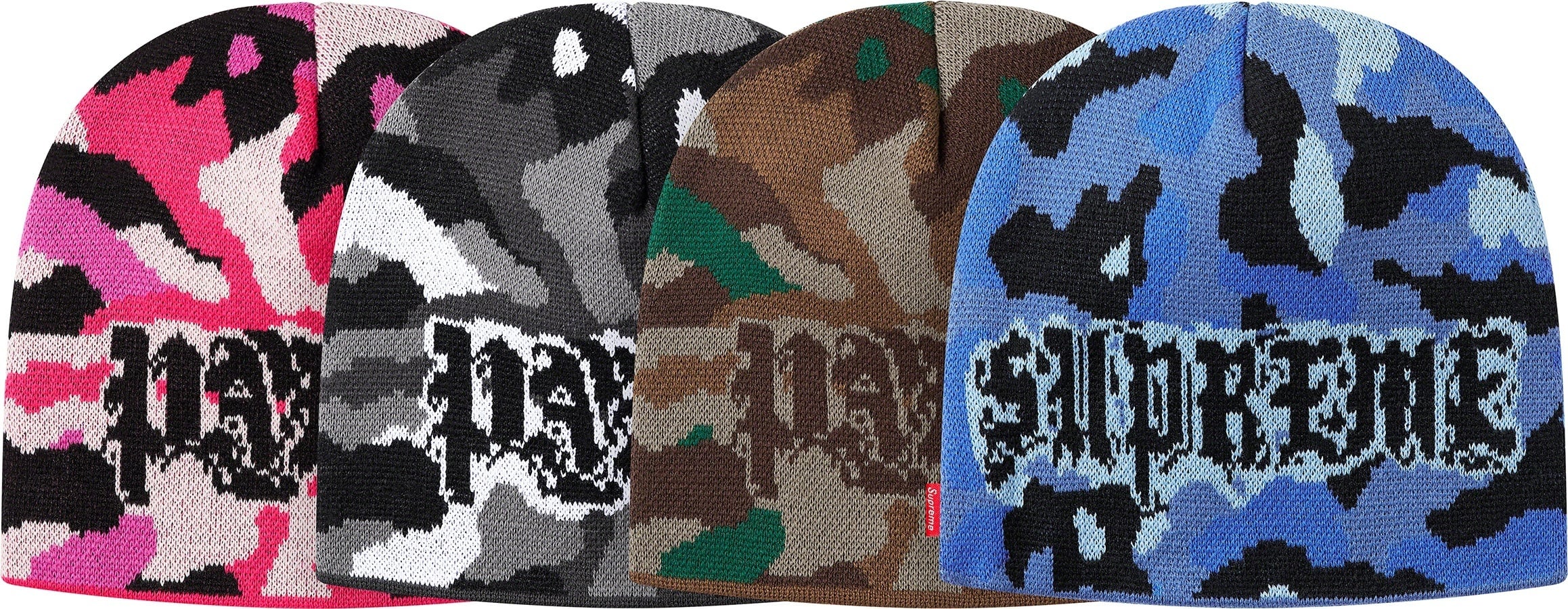 Paris Camo Beanie